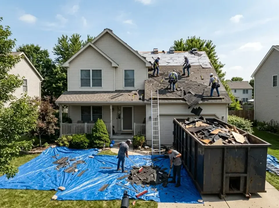 roof-replacement-debris-remova-004 — frequently asked questions, Cheapest Dumpster Rentals in Nappanee, IN